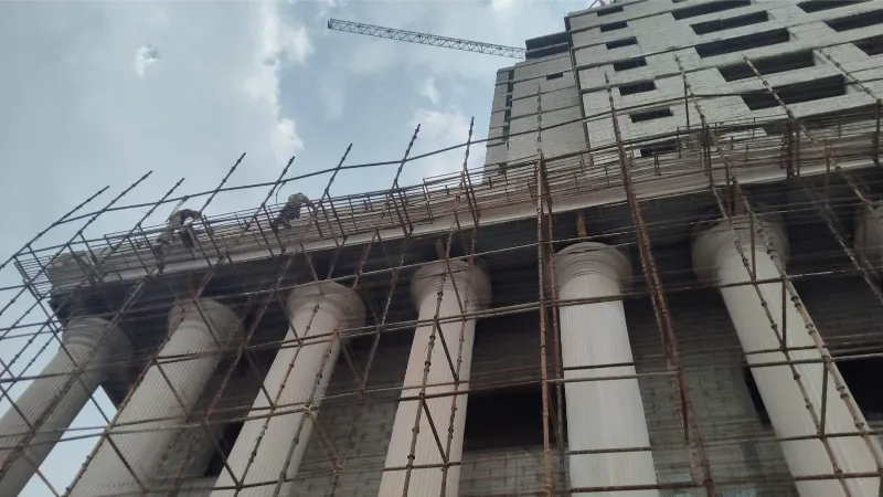 IPD Tower (SMS Hospital) — Jaipur during construction, photo 2