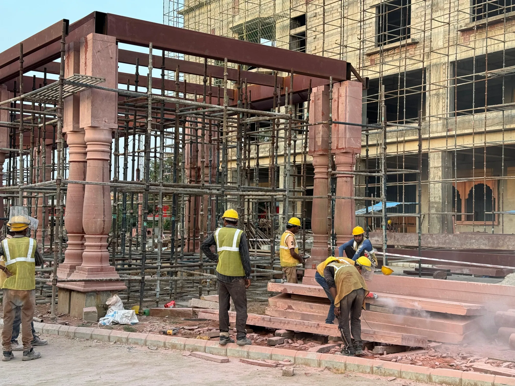 Jaipur Junction Redevelopment — Jaipur during construction, photo 2