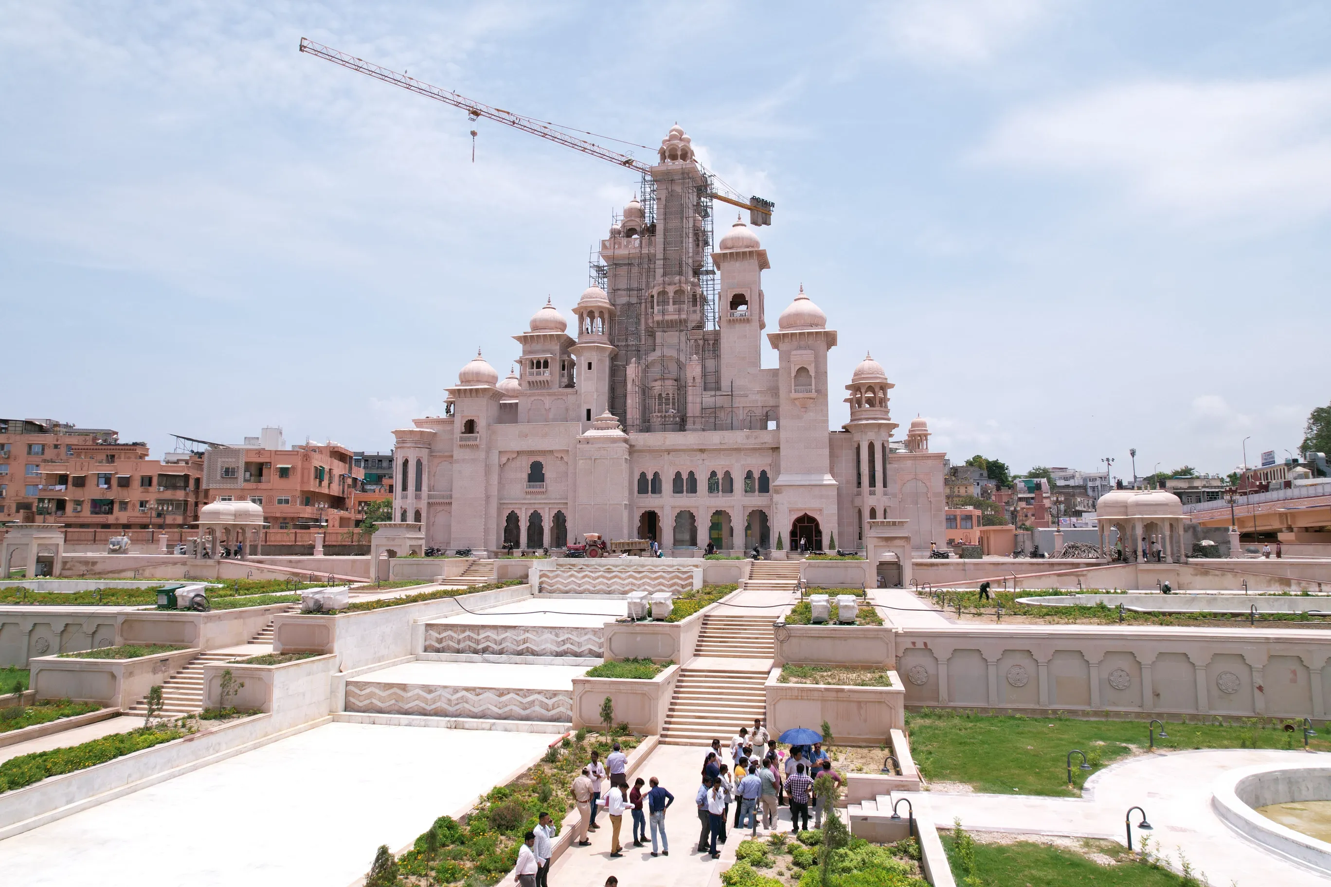 Mukut Mahal — Kota Barrage, Kota during construction, photo 3