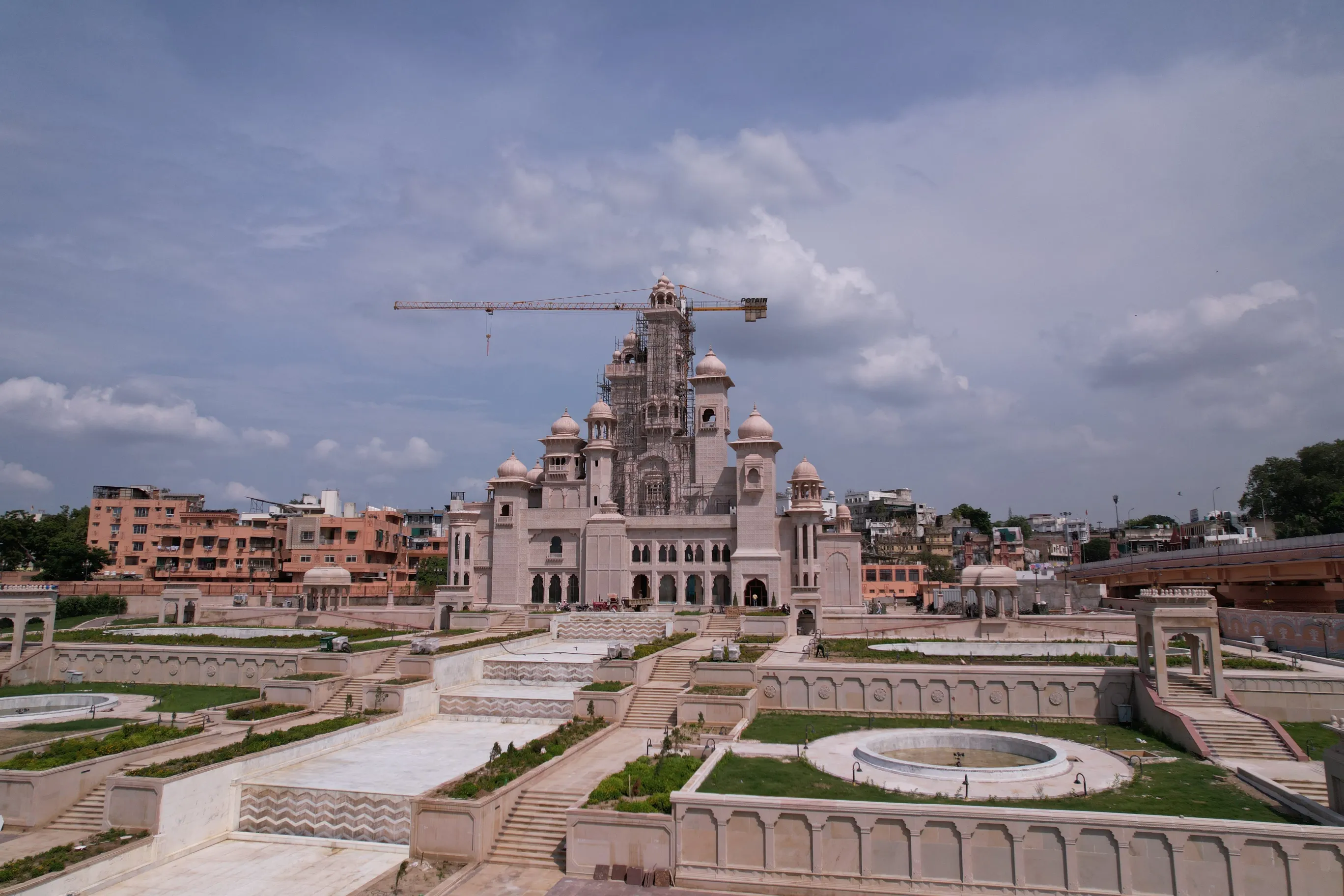 Mukut Mahal — Kota Barrage, Kota during construction, photo 4