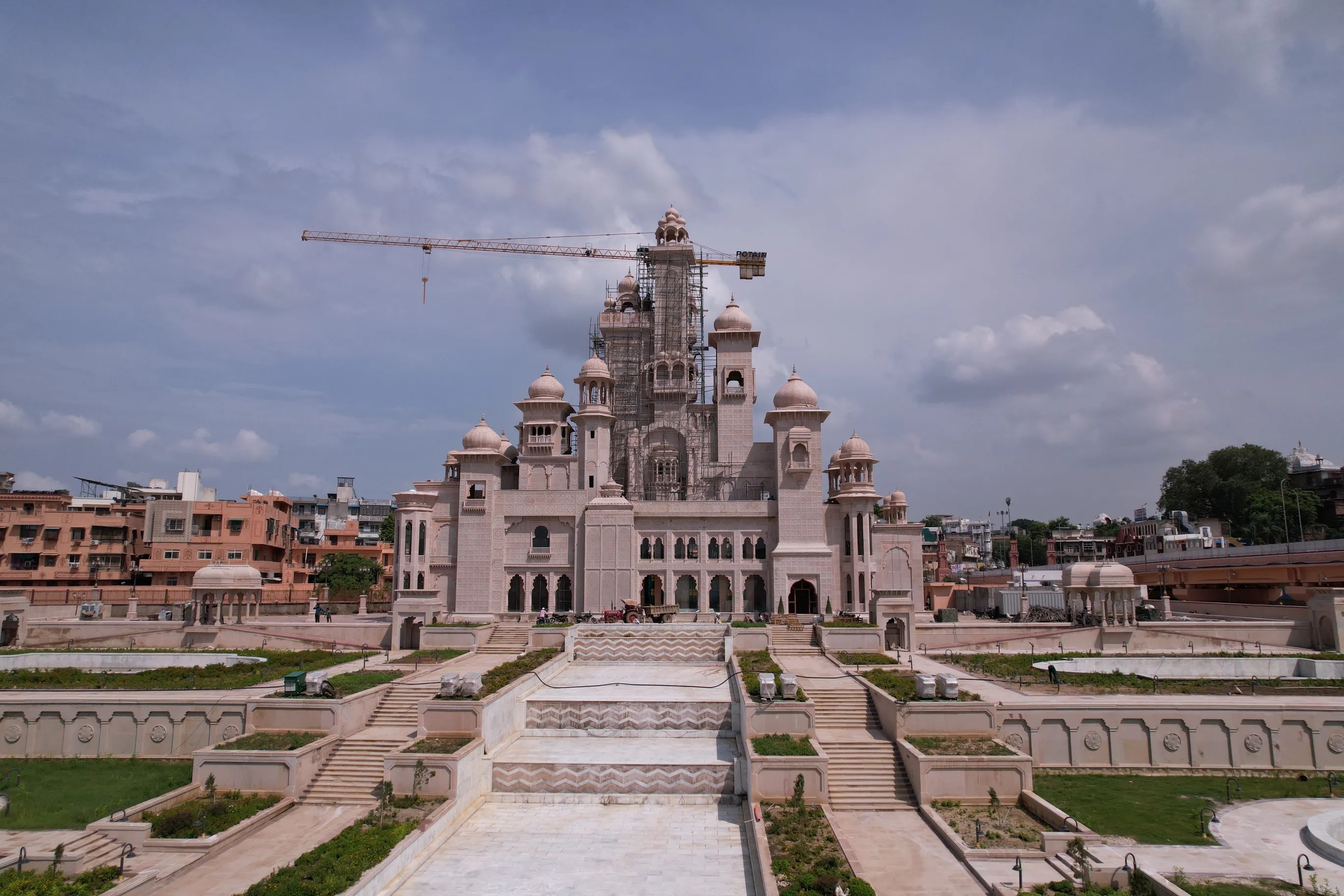 Mukut Mahal — Kota Barrage, Kota during construction, photo 5
