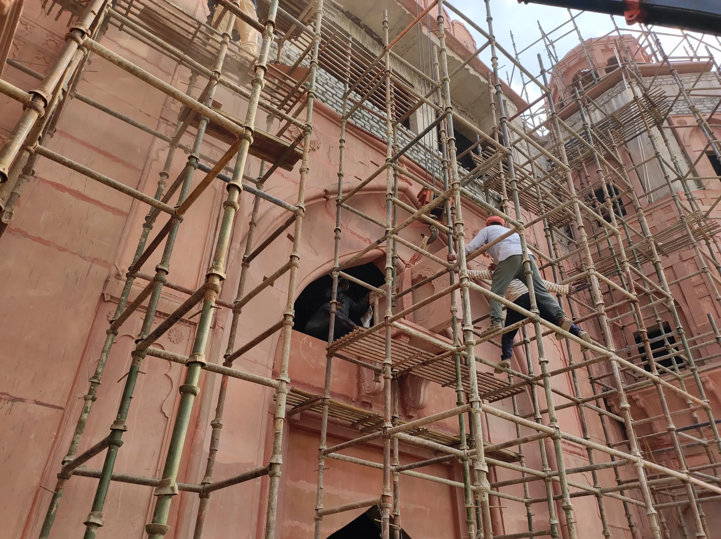 Red Fort — Kota during construction, photo 2