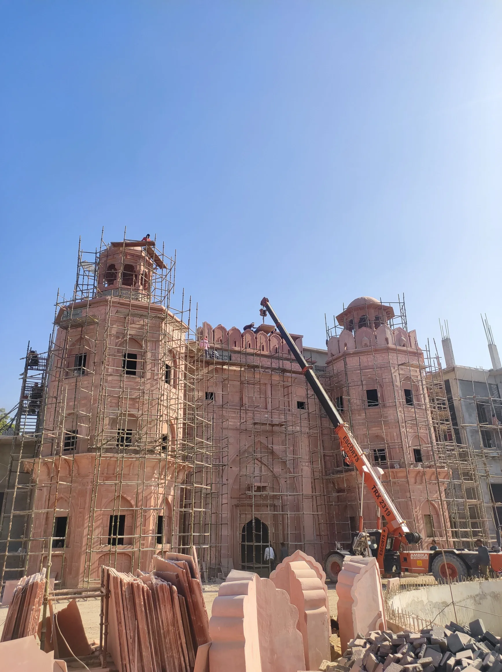 Red Fort — Kota during construction, photo 4
