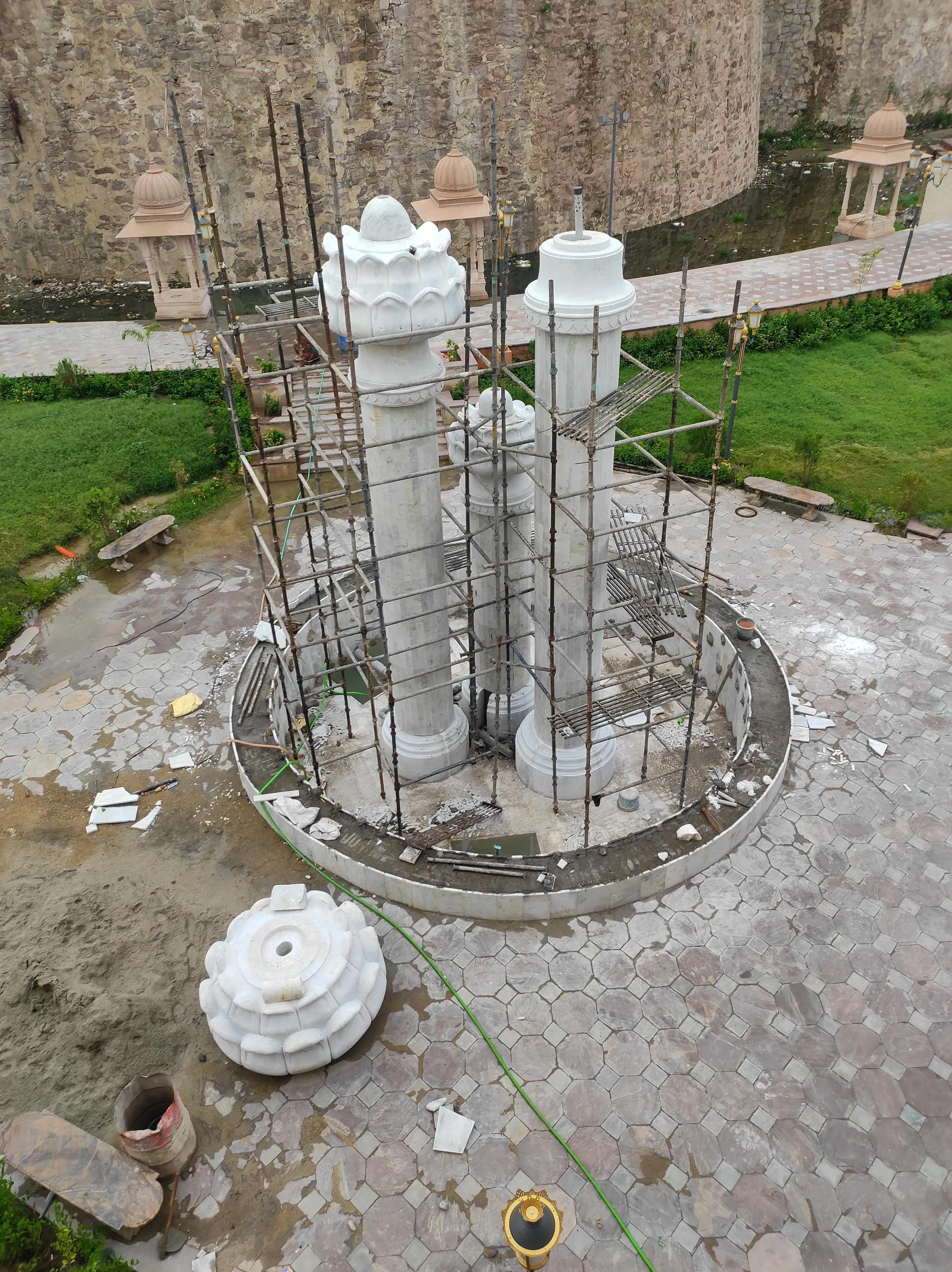 Stepwell — Nayapura, Kota during construction, photo 4