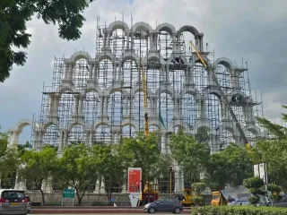 Toran Dwar – Gateway of Rajasthan — Jaipur during construction, photo 5